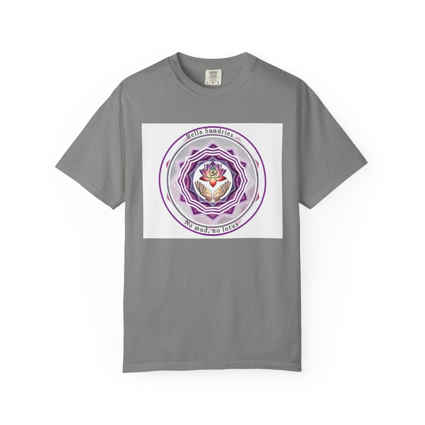 Spiritual Mandala T-Shirt, Unisex Garment-Dyed Tee for Meditation, Yoga, Mindfulness, Gift for Him/Her, Boho Chic Wear