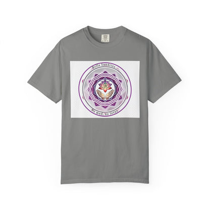 Spiritual Mandala T-Shirt, Unisex Garment-Dyed Tee for Meditation, Yoga, Mindfulness, Gift for Him/Her, Boho Chic Wear