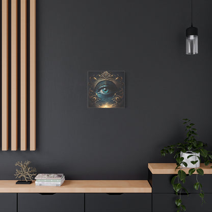 Mystical Eye Canvas Wall Art, Boho Decor, Home Wall Art, Unique Gift, Modern Artwork, Eye Design