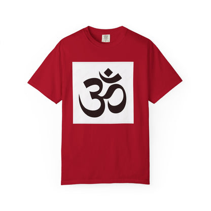 Spiritual Mandala T-Shirt, Unisex Garment-Dyed Tee for Meditation, Yoga, Mindfulness, Gift for Him/Her, Boho Chic Wear