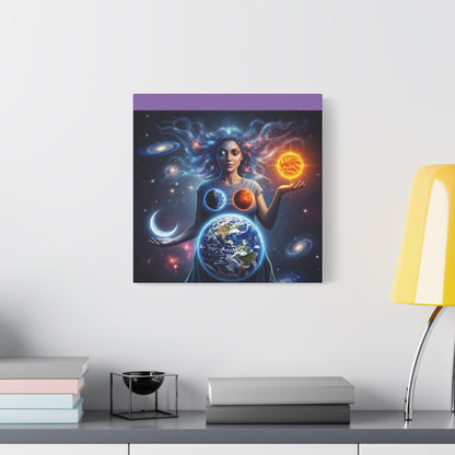 Cosmic Canvas Print - Celestial Art for Space Lovers, Home Decor, Wall Art, Gift for Astronomers, Universe Wall Hanging