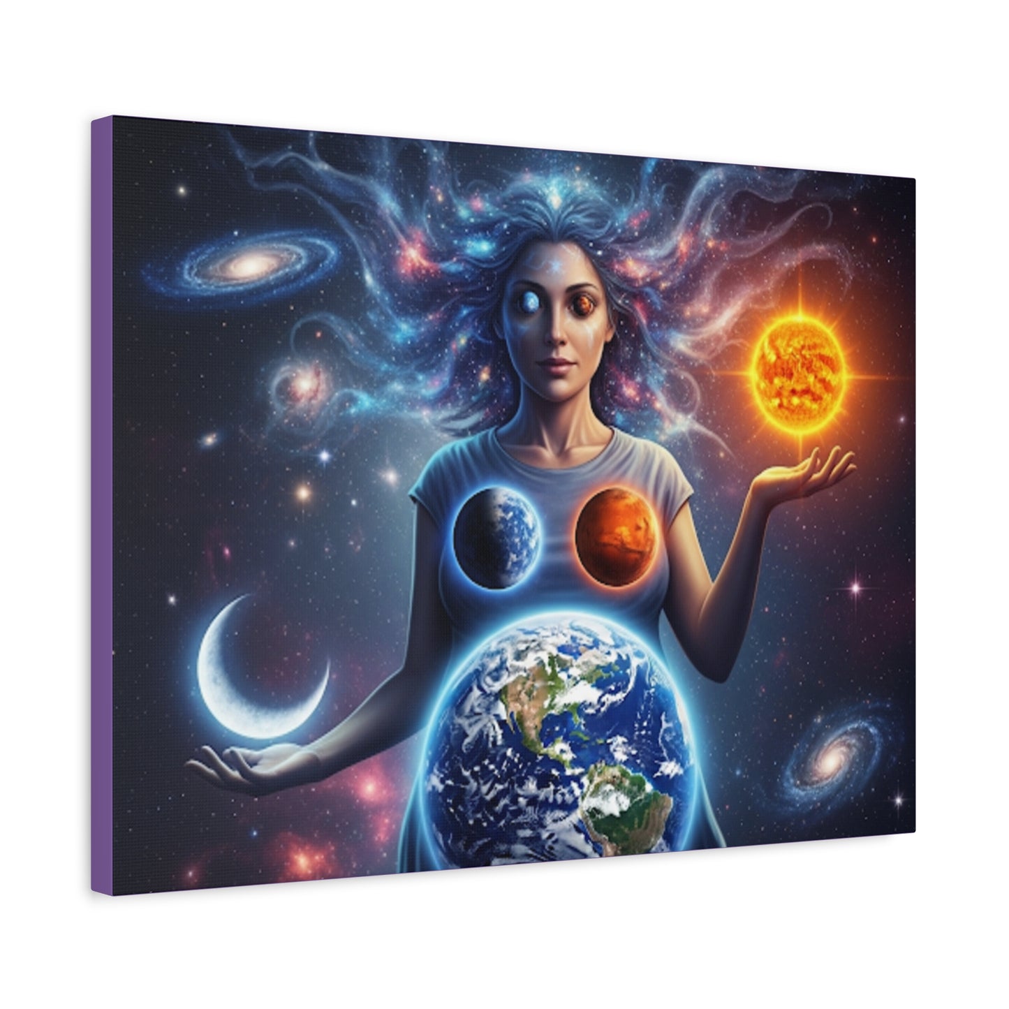 Cosmic Canvas Print - Celestial Art for Space Lovers, Home Decor, Wall Art, Gift for Astronomers, Universe Wall Hanging