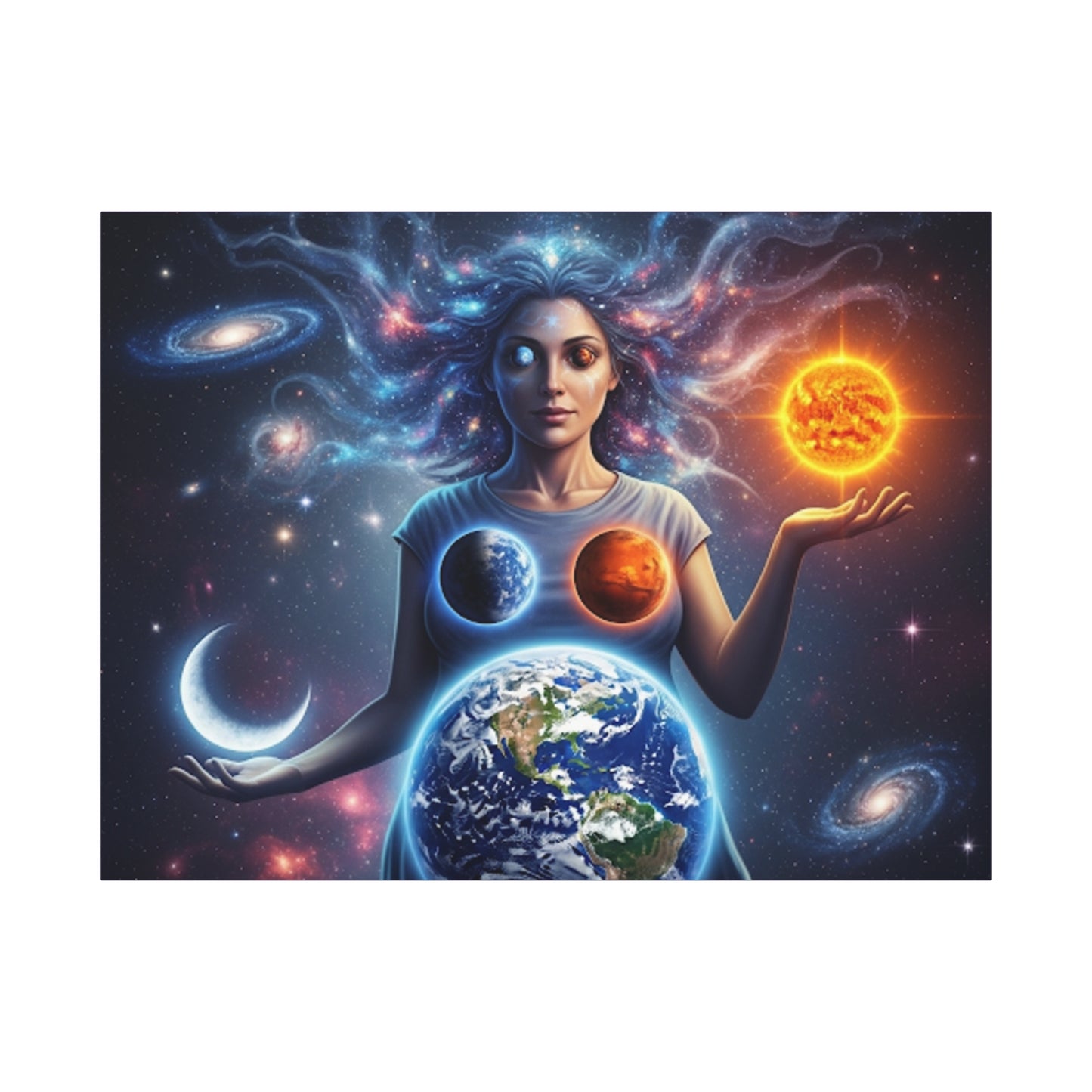 Cosmic Canvas Print - Celestial Art for Space Lovers, Home Decor, Wall Art, Gift for Astronomers, Universe Wall Hanging