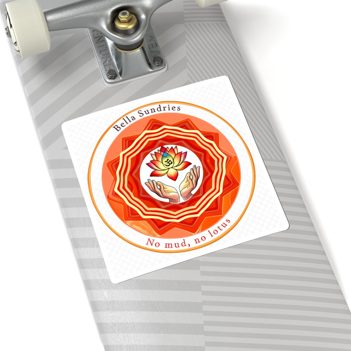 Lotus Flower Kiss-Cut Stickers, Affirmation Stickers for Journaling, Meditation Decor, Yoga Gifts, Boho Chic