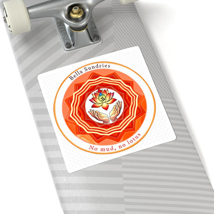 Lotus Flower Kiss-Cut Stickers, Affirmation Stickers for Journaling, Meditation Decor, Yoga Gifts, Boho Chic