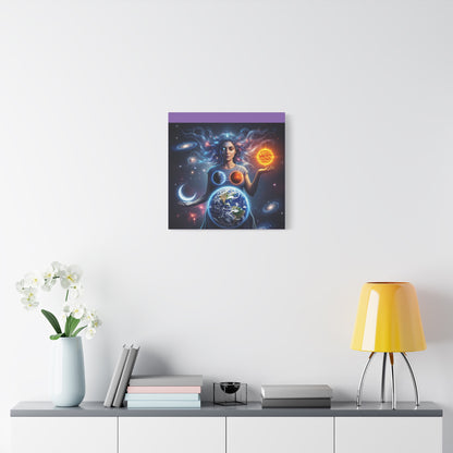 Cosmic Canvas Print - Celestial Art for Space Lovers, Home Decor, Wall Art, Gift for Astronomers, Universe Wall Hanging