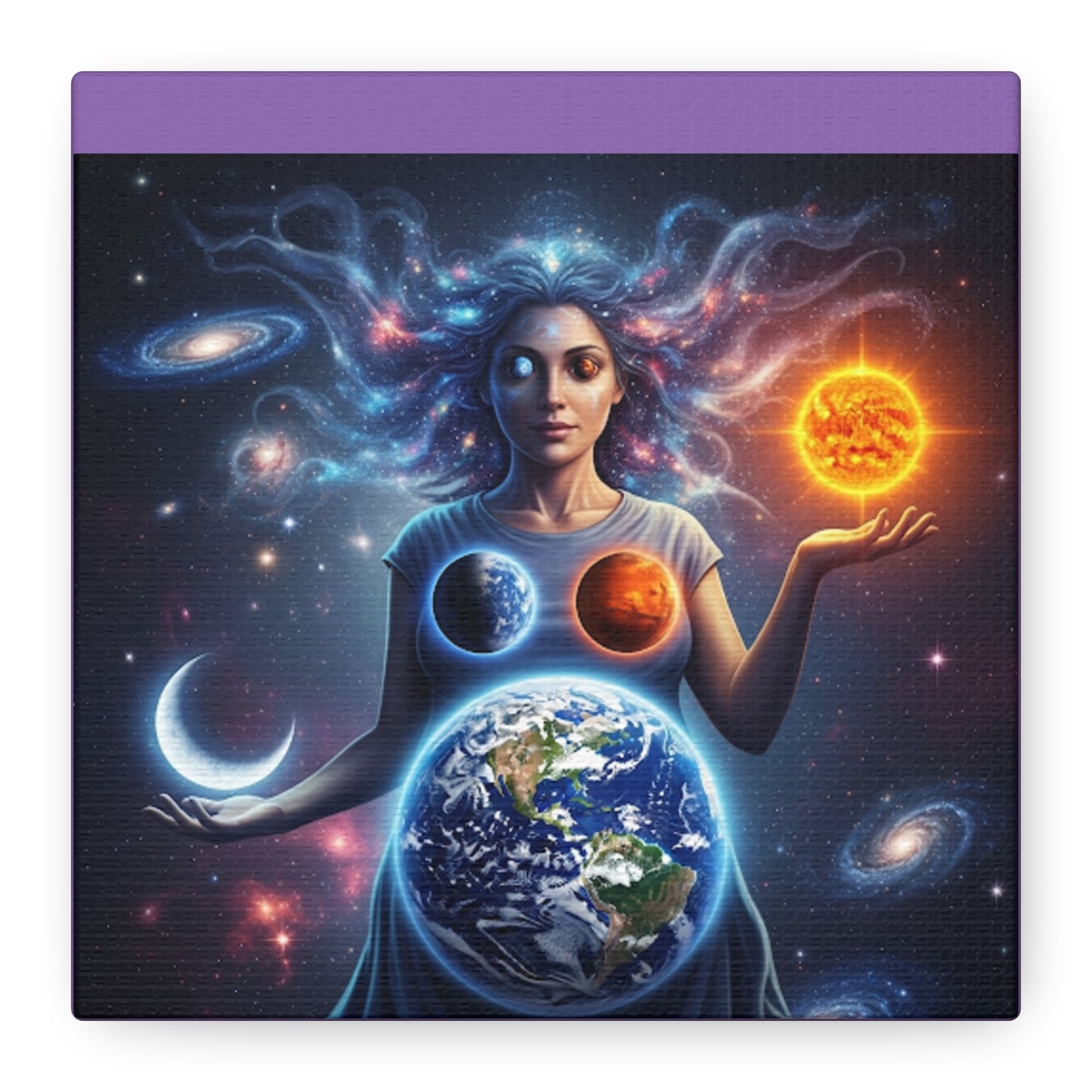 Cosmic Canvas Print - Celestial Art for Space Lovers, Home Decor, Wall Art, Gift for Astronomers, Universe Wall Hanging