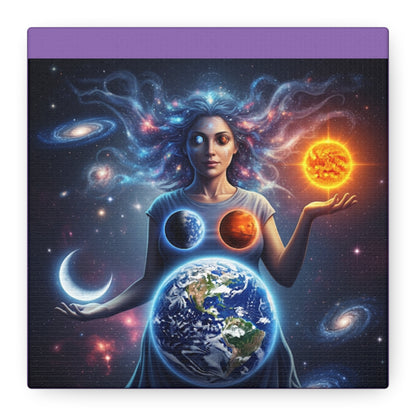 Cosmic Canvas Print - Celestial Art for Space Lovers, Home Decor, Wall Art, Gift for Astronomers, Universe Wall Hanging