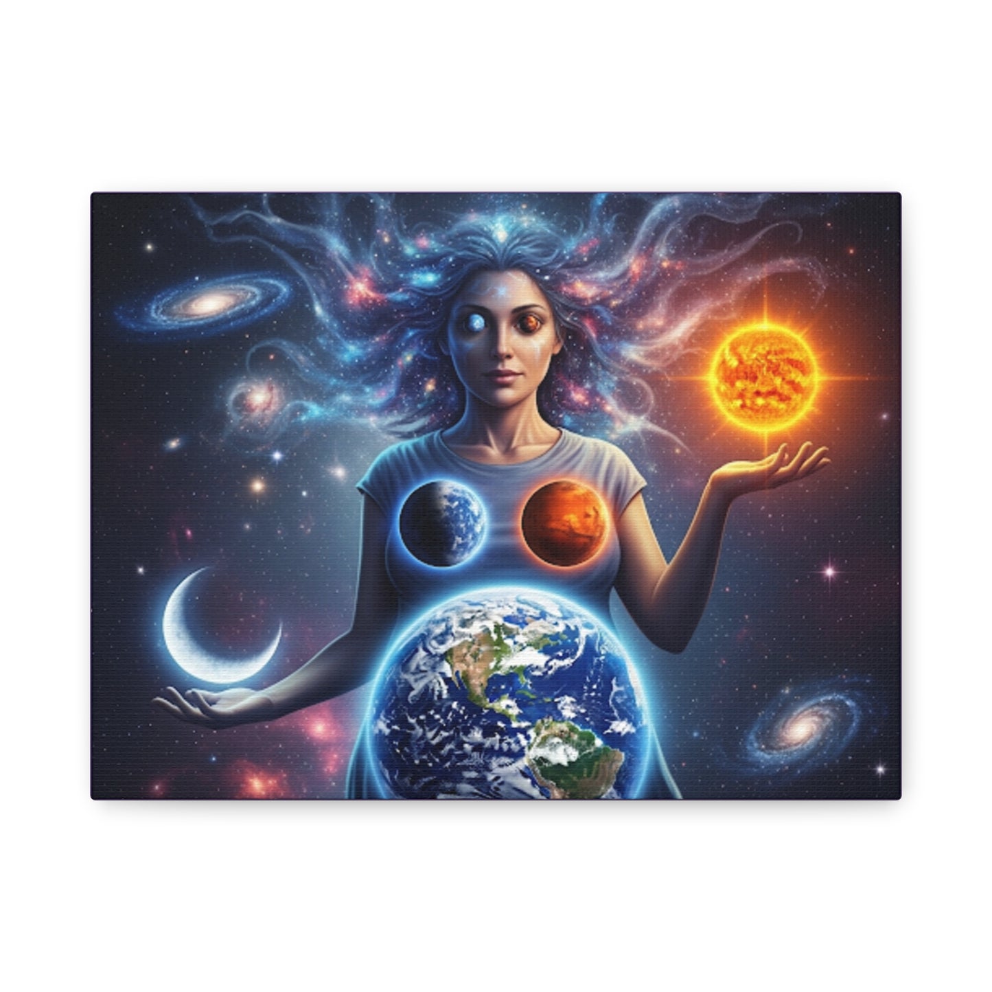 Cosmic Canvas Print - Celestial Art for Space Lovers, Home Decor, Wall Art, Gift for Astronomers, Universe Wall Hanging