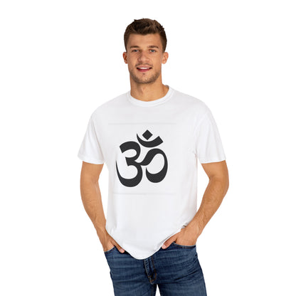 Spiritual Mandala T-Shirt, Unisex Garment-Dyed Tee for Meditation, Yoga, Mindfulness, Gift for Him/Her, Boho Chic Wear