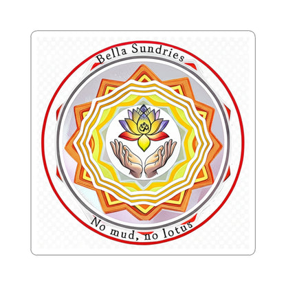 Lotus Mandala Kiss-Cut Stickers | Inspirational Wall Art, Laptop Decor, Unique Gifts, Motivational Stickers, Mindfulness Accessories