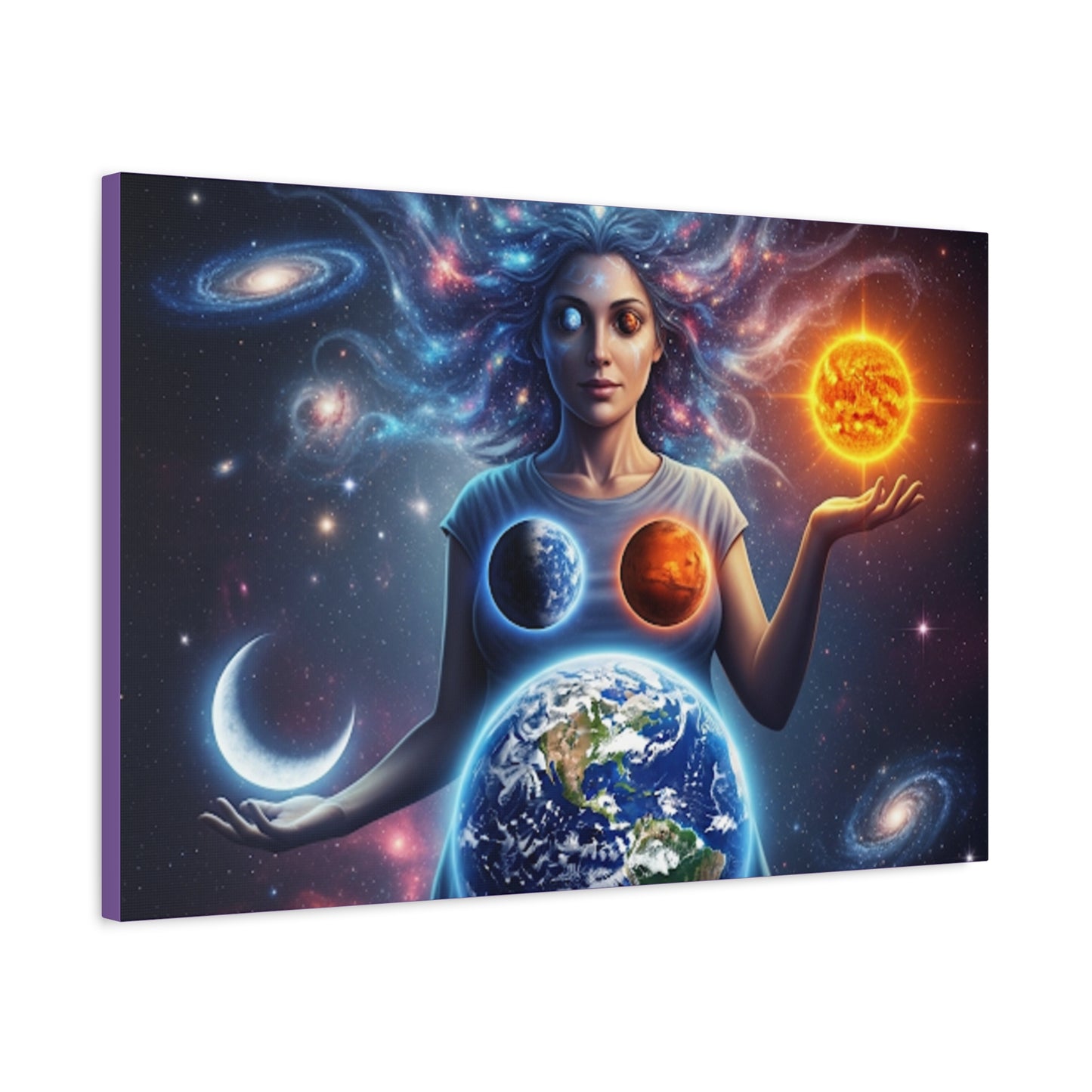 Cosmic Canvas Print - Celestial Art for Space Lovers, Home Decor, Wall Art, Gift for Astronomers, Universe Wall Hanging