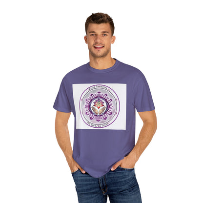 Spiritual Mandala T-Shirt, Unisex Garment-Dyed Tee for Meditation, Yoga, Mindfulness, Gift for Him/Her, Boho Chic Wear