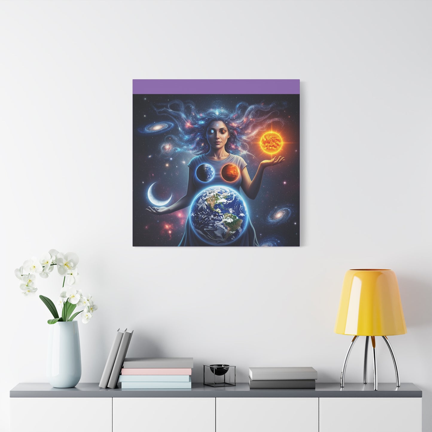 Cosmic Canvas Print - Celestial Art for Space Lovers, Home Decor, Wall Art, Gift for Astronomers, Universe Wall Hanging
