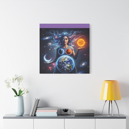 Cosmic Canvas Print - Celestial Art for Space Lovers, Home Decor, Wall Art, Gift for Astronomers, Universe Wall Hanging