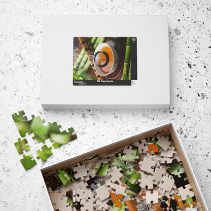 Tea-Themed Puzzle for Relaxation and Mindfulness, Perfect Gift for Tea Lovers, Family Fun, Game Night, Rainy Day Activity