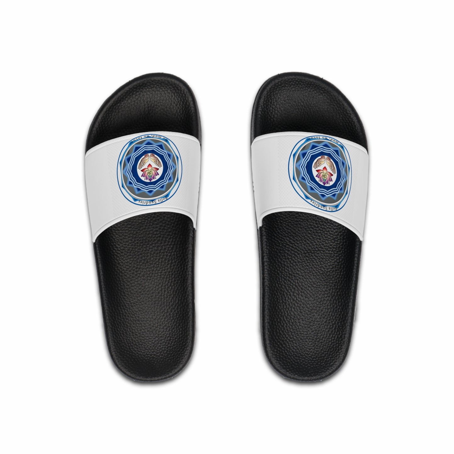 Chic Men's Slide Sandals with Artistic Design, Summer Footwear, Pool Slides, Casual Wear, Beach Sandals