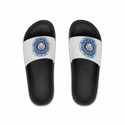 Chic Men's Slide Sandals with Artistic Design, Summer Footwear, Pool Slides, Casual Wear, Beach Sandals