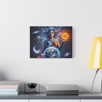 Cosmic Canvas Print - Celestial Art for Space Lovers, Home Decor, Wall Art, Gift for Astronomers, Universe Wall Hanging