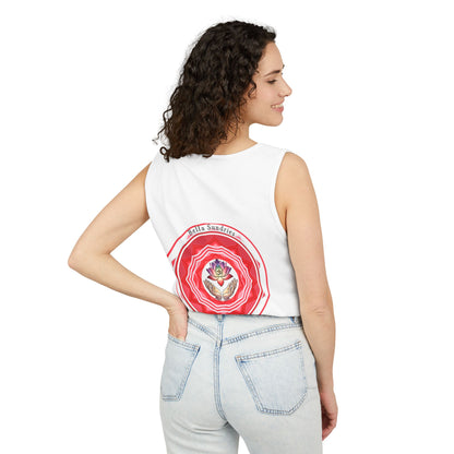 Yoga Spiritual Tank Top, Om Symbol Shirt, Lotus Flower Tee, Meditation Apparel, Gift for Yogis, Unisex Activewear
