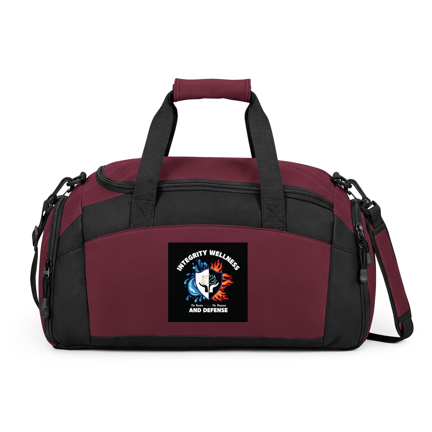 Wellness and Self-Defense Gym Bag — Dual-Element Logo Duffel