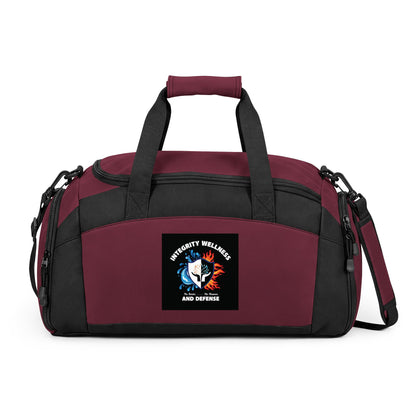 Wellness and Self-Defense Gym Bag — Dual-Element Logo Duffel
