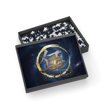 Om Symbol Galaxy Jigsaw Puzzle — Meditation & Spirituality 96–1000 Piece