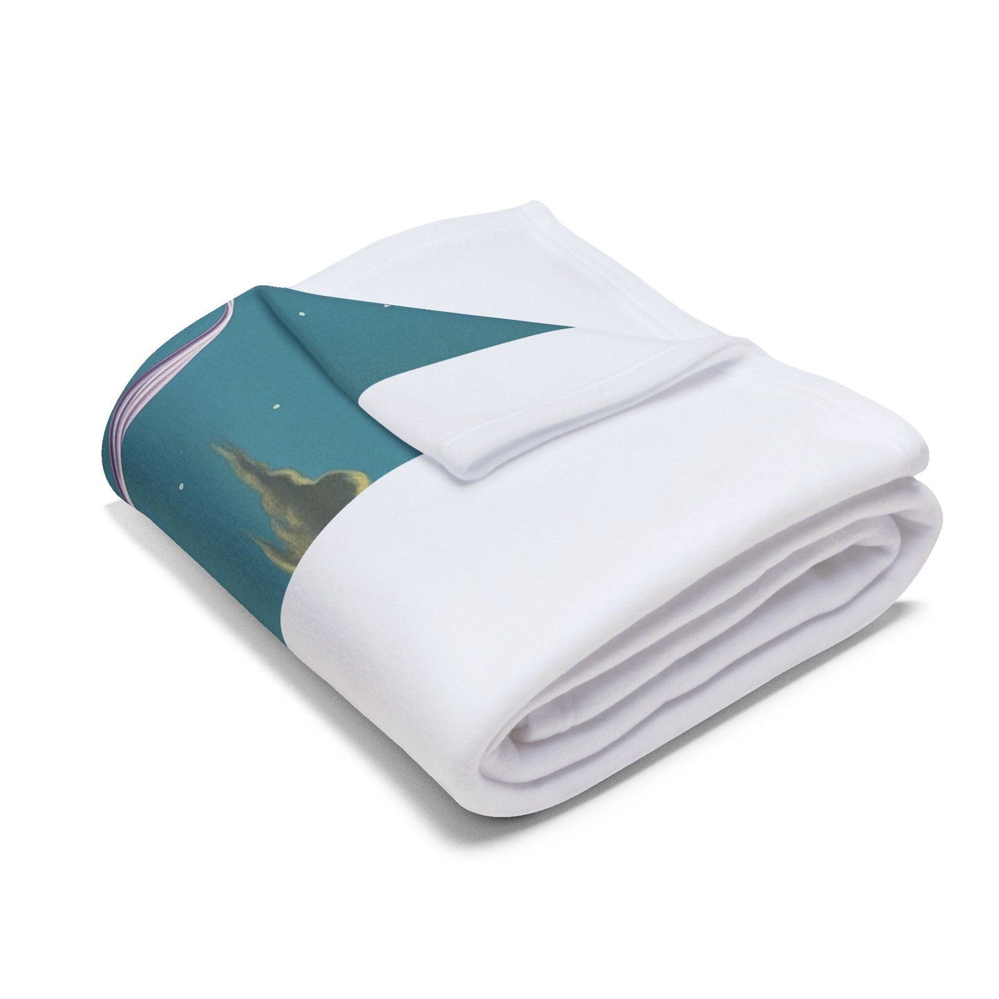 Chakra Healing Arctic Fleece Blanket | Cozy Meditation Throw, Spiritual Home Decor, Festival Gift for Yogis