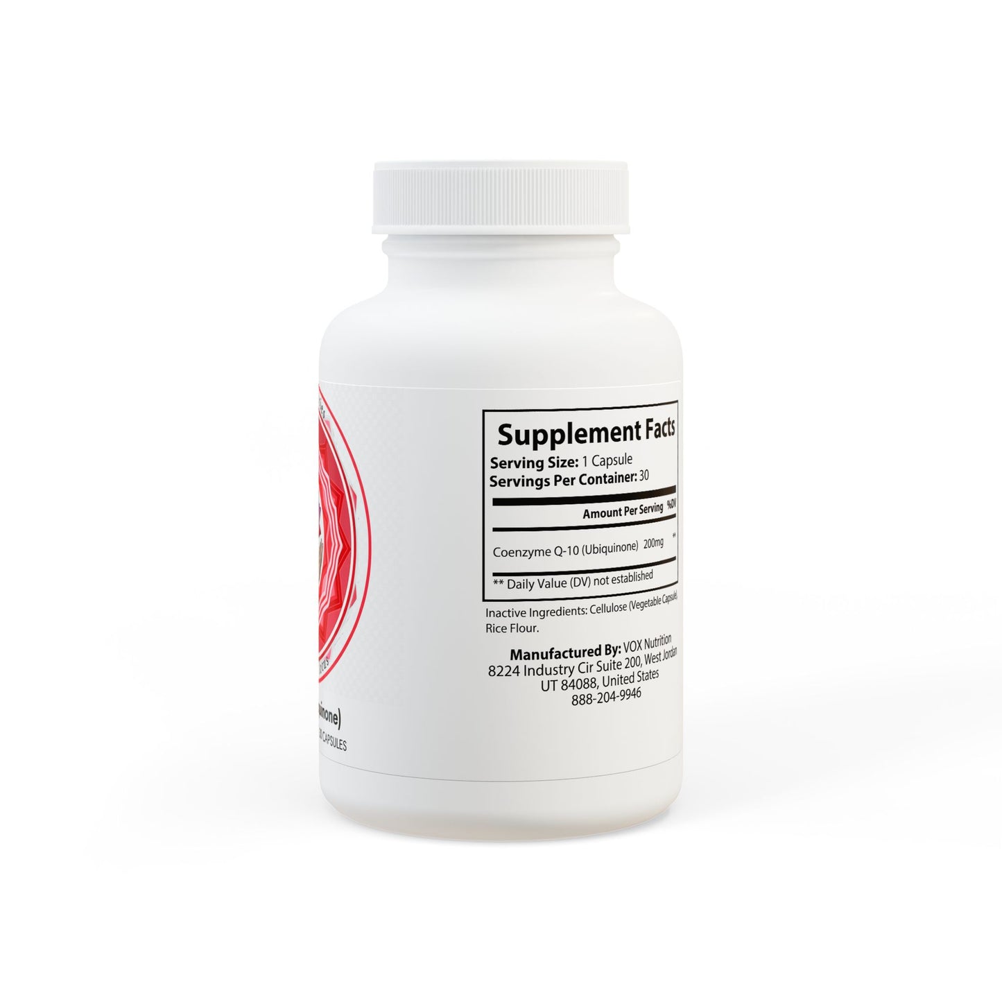 CoQ10 (Ubiquinone) Supplement (30 Capsules)