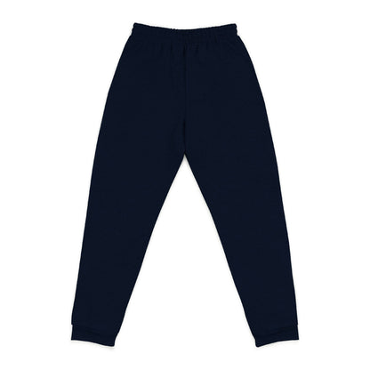 Embroidered Cozy Joggers — Small Floral Heart Chest Patch