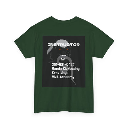 Unisex Heavy Cotton Tee  instructor for Martial Arts, Kickboxing Training Shirt, Integrity Academy Gear, Athletic Apparel, MMA T-shirt, Fight Club [...]