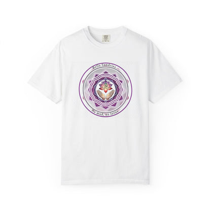 Spiritual Mandala T-Shirt, Unisex Garment-Dyed Tee for Meditation, Yoga, Mindfulness, Gift for Him/Her, Boho Chic Wear