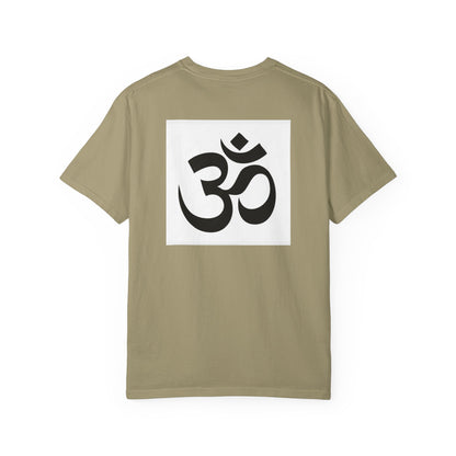 Spiritual Harmony Unisex T-shirt with Om Design, Casual Tee, Gift for Yogis, Meditation Wear, Relaxed Style
