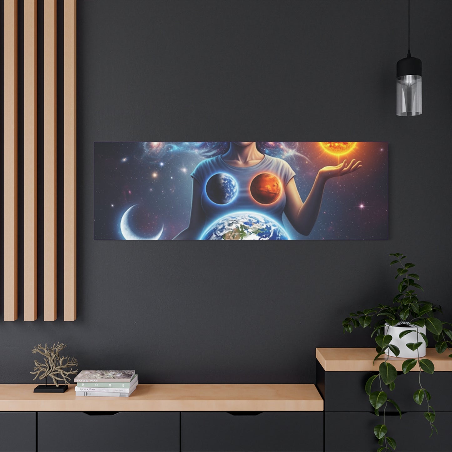 Cosmic Canvas Print - Celestial Art for Space Lovers, Home Decor, Wall Art, Gift for Astronomers, Universe Wall Hanging