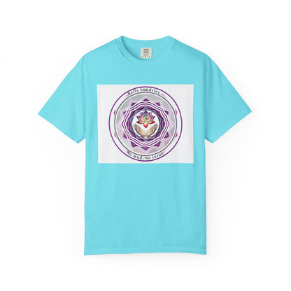 Spiritual Mandala T-Shirt, Unisex Garment-Dyed Tee for Meditation, Yoga, Mindfulness, Gift for Him/Her, Boho Chic Wear