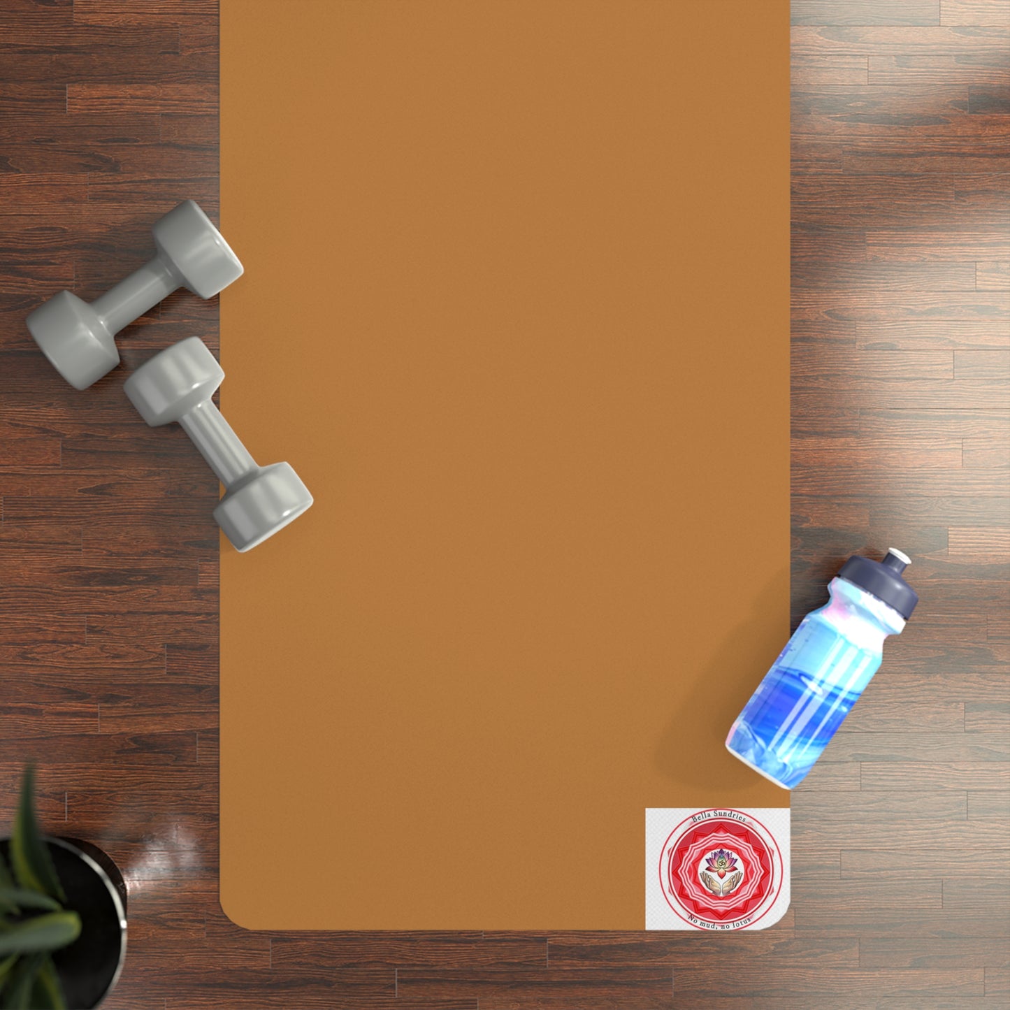 Eco-Friendly Rubber Yoga Mat for Daily Practice, Non-Slip Exercise Mat, Pilates Mat, Fitness Gift for Health Enthusiasts