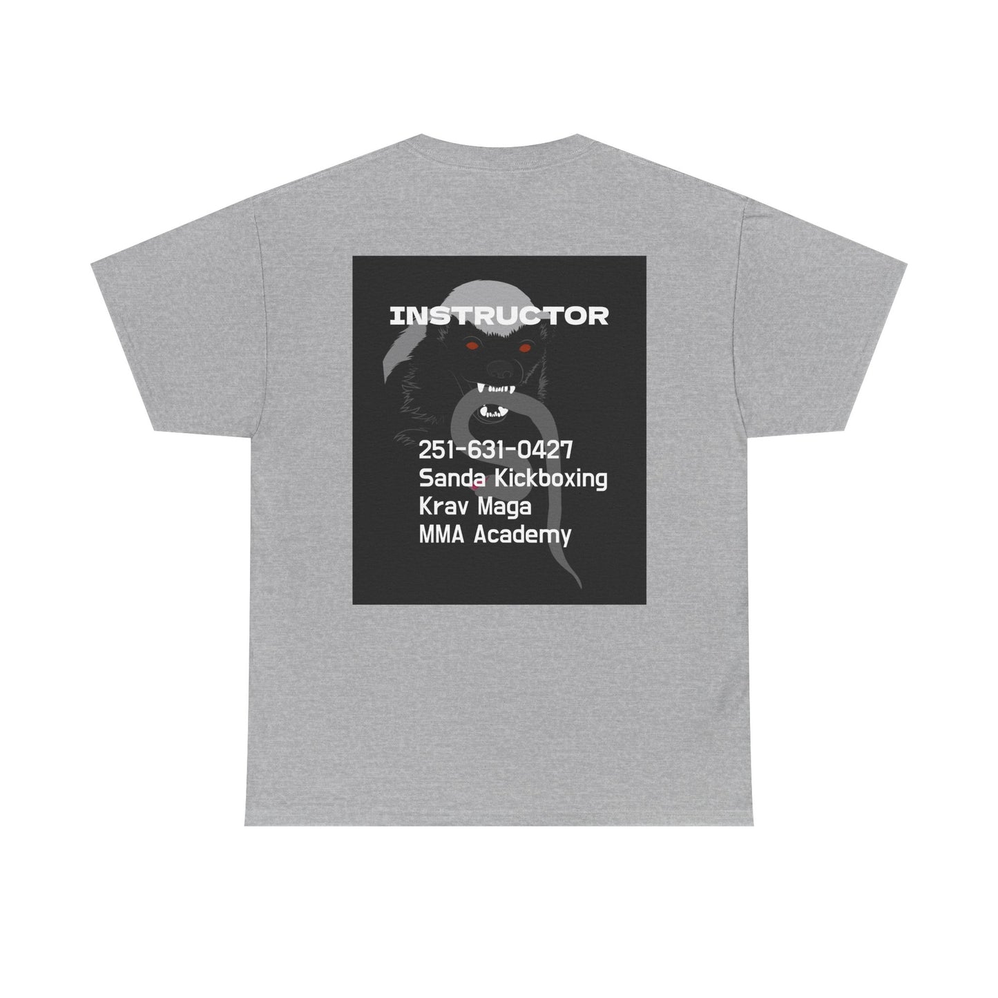 Unisex Heavy Cotton Tee  instructor for Martial Arts, Kickboxing Training Shirt, Integrity Academy Gear, Athletic Apparel, MMA T-shirt, Fight Club [...]