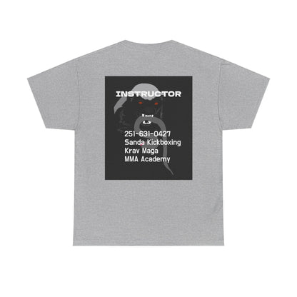 Unisex Heavy Cotton Tee  instructor for Martial Arts, Kickboxing Training Shirt, Integrity Academy Gear, Athletic Apparel, MMA T-shirt, Fight Club [...]