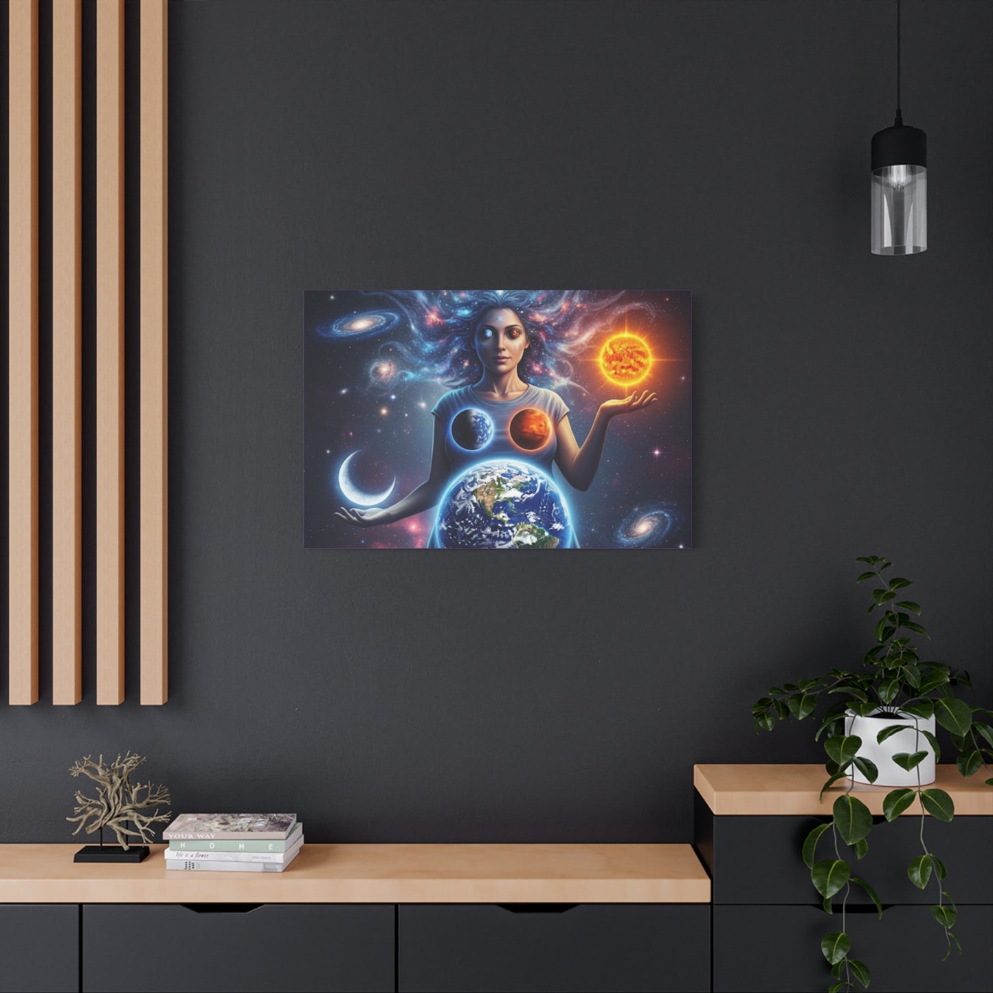 Cosmic Canvas Print - Celestial Art for Space Lovers, Home Decor, Wall Art, Gift for Astronomers, Universe Wall Hanging