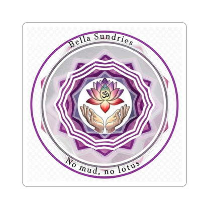 Boho Lotus Kiss-Cut Stickers | Floral Mandala Decals for Journals, Laptop, Water Bottles, Gifts, Home Decor