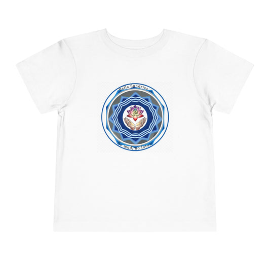 Lotus Flower Toddler Tee | Cute Short Sleeve Shirt, Kids Gift, Flower Graphic Tee, Baby Shower Gift, Summer Playtime Top