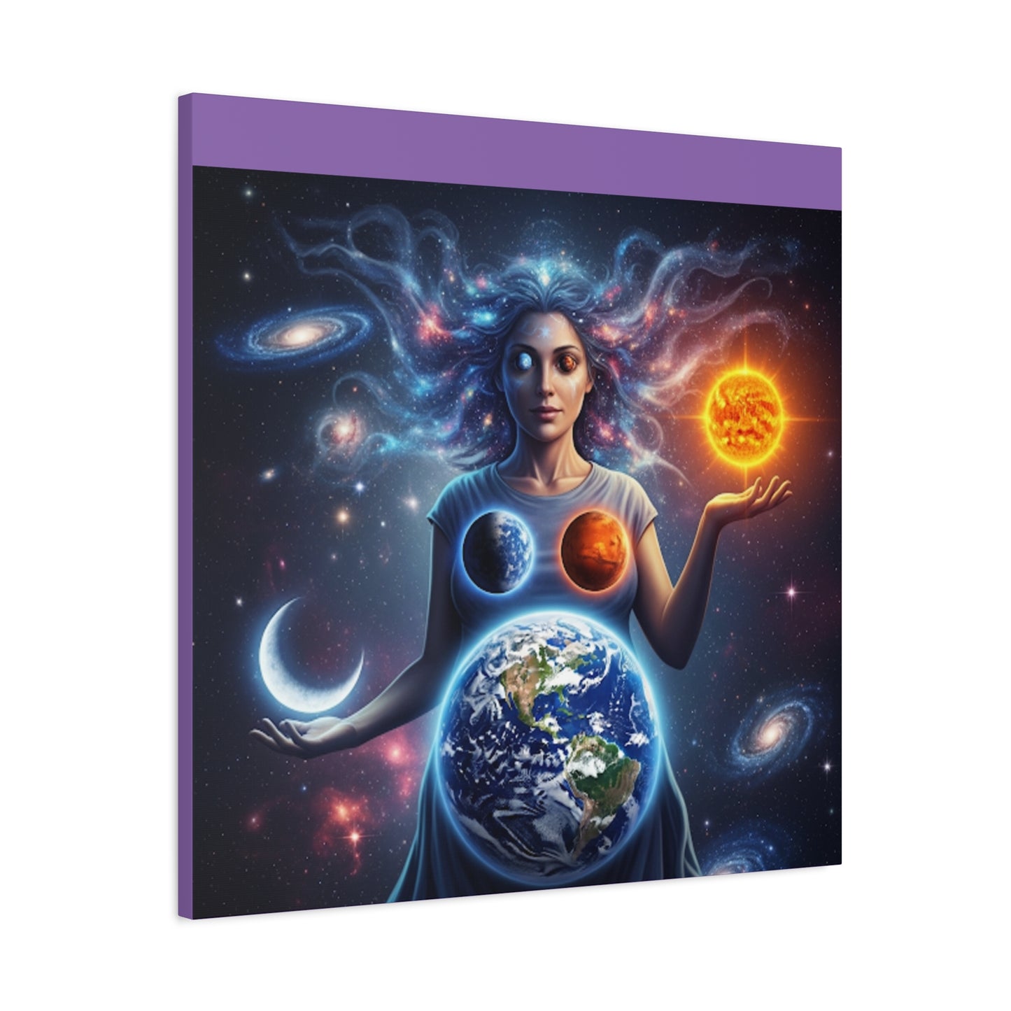 Cosmic Canvas Print - Celestial Art for Space Lovers, Home Decor, Wall Art, Gift for Astronomers, Universe Wall Hanging