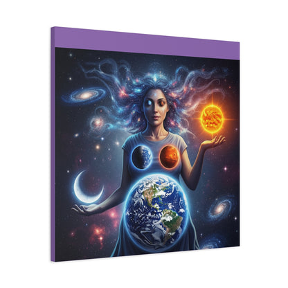 Cosmic Canvas Print - Celestial Art for Space Lovers, Home Decor, Wall Art, Gift for Astronomers, Universe Wall Hanging