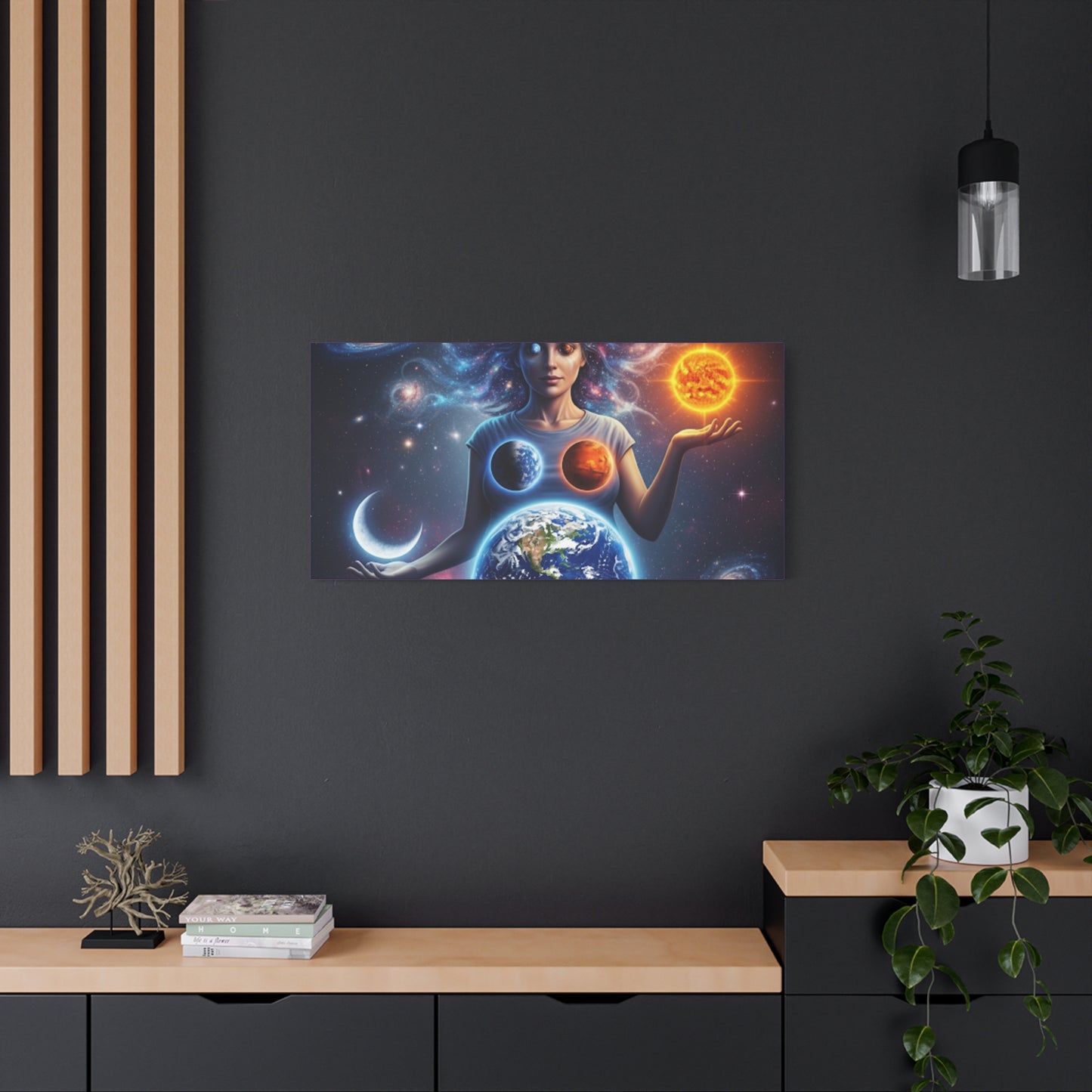 Cosmic Canvas Print - Celestial Art for Space Lovers, Home Decor, Wall Art, Gift for Astronomers, Universe Wall Hanging