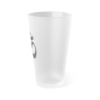 Frosted Pint Glass, 16oz