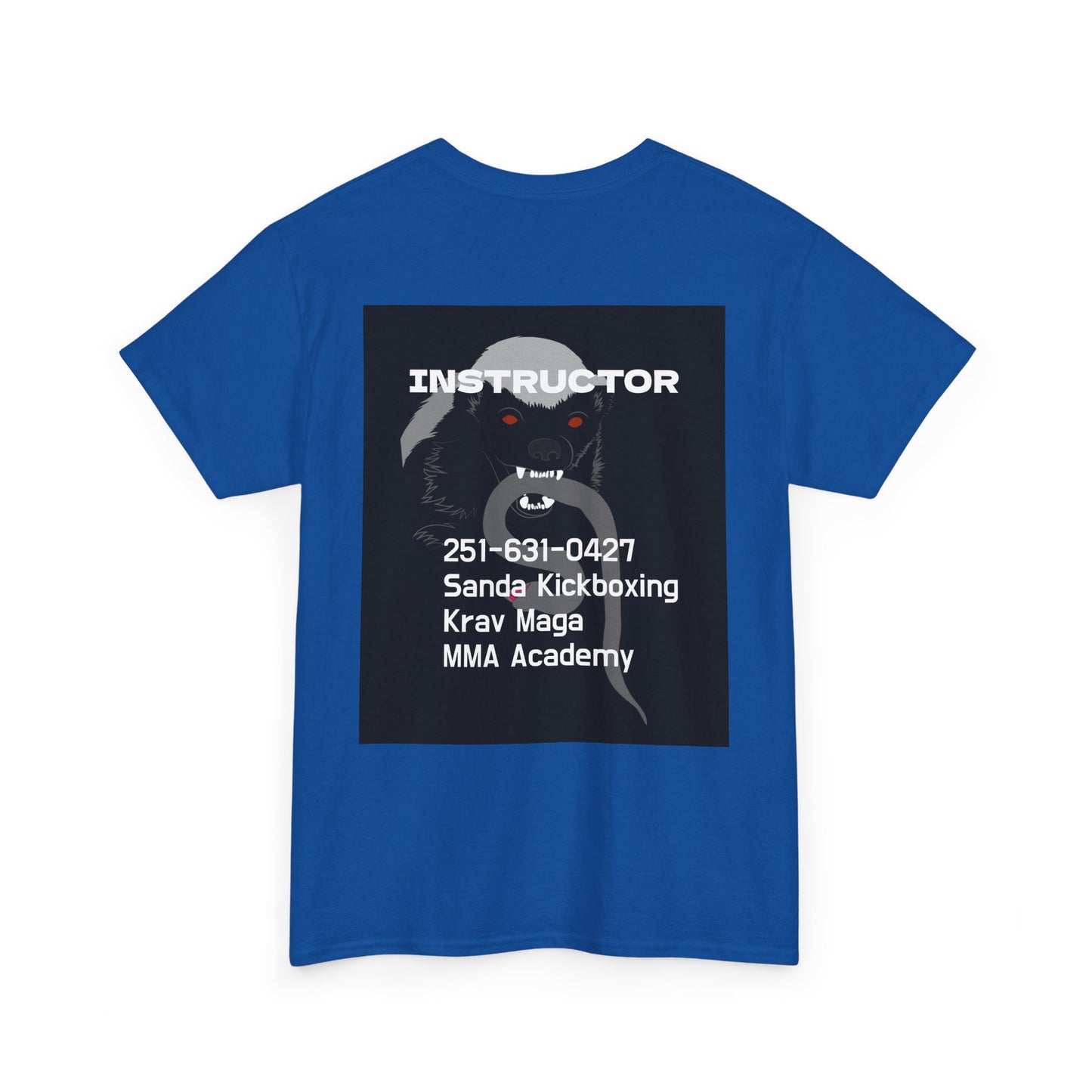 Unisex Heavy Cotton Tee  instructor for Martial Arts, Kickboxing Training Shirt, Integrity Academy Gear, Athletic Apparel, MMA T-shirt, Fight Club [...]