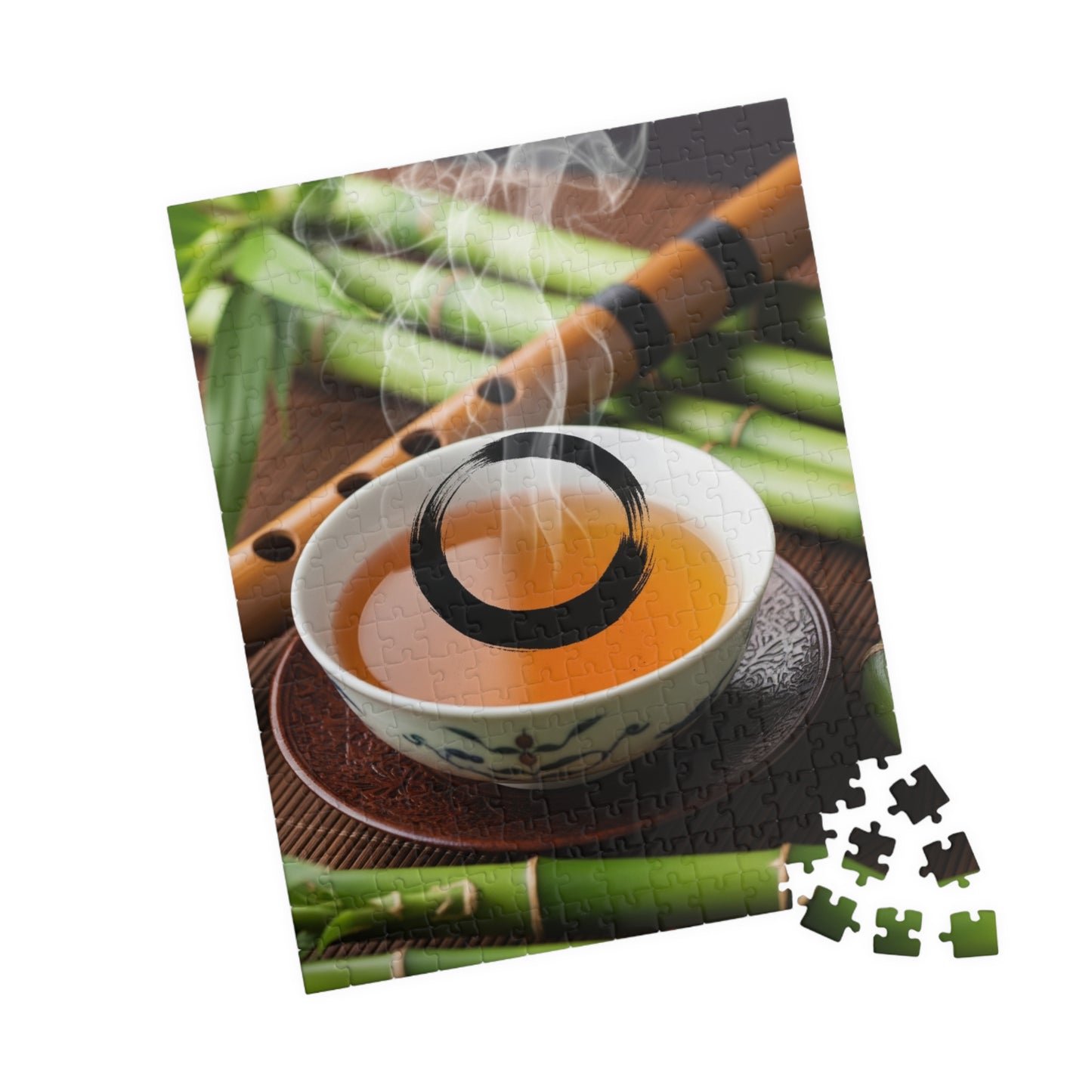 Tea-Themed Puzzle for Relaxation and Mindfulness, Perfect Gift for Tea Lovers, Family Fun, Game Night, Rainy Day Activity