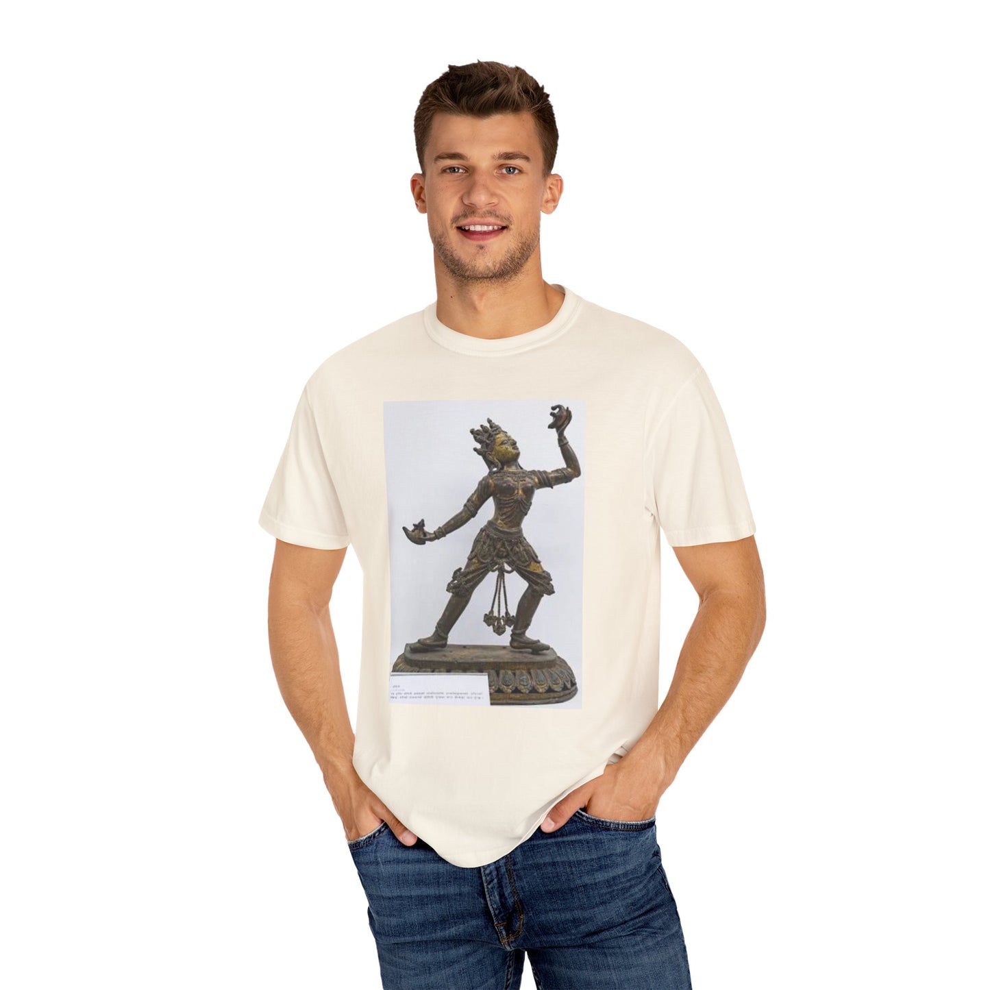 Spiritual Harmony Unisex T-shirt with Om Design, Casual Tee, Gift for Yogis, Meditation Wear, Relaxed Style