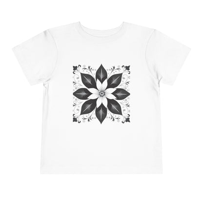 Lotus Flower Toddler Tee | Cute Short Sleeve Shirt, Kids Gift, Flower Graphic Tee, Baby Shower Gift, Summer Playtime Top
