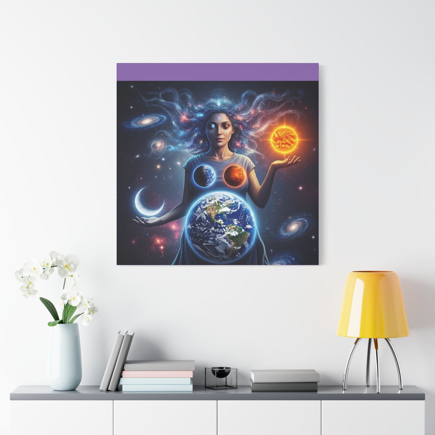 Cosmic Canvas Print - Celestial Art for Space Lovers, Home Decor, Wall Art, Gift for Astronomers, Universe Wall Hanging